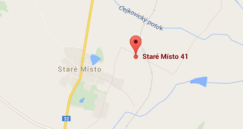 mapa výroba oleje Staré Místo